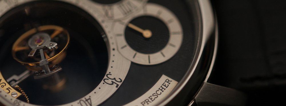 Relógio da marca Thomas Prescher — Triple Axis Tourbillon